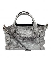 ripani（リパーニ）の古着「メタリックサイドフリルトート バッグ」｜シルバー