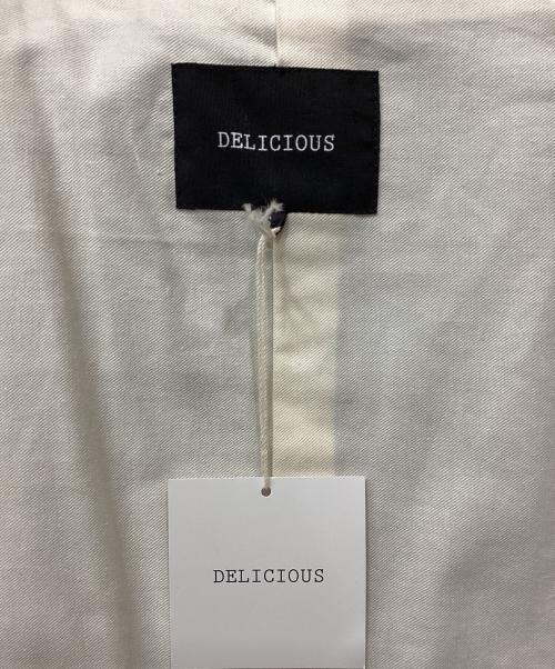 DELICIOUS（デリシャツ）DELICIOUS (デリシャツ) Travel Coat / ラウンドカラー ステンカラーコート ネイビー サイズ:Sの古着・服飾アイテム