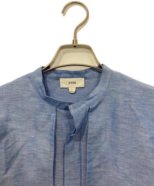 HYKE（ハイク）HYKE (ハイク) C/L BALLOON SLEEVE DRESS ブルー サイズ:1の古着・服飾アイテム