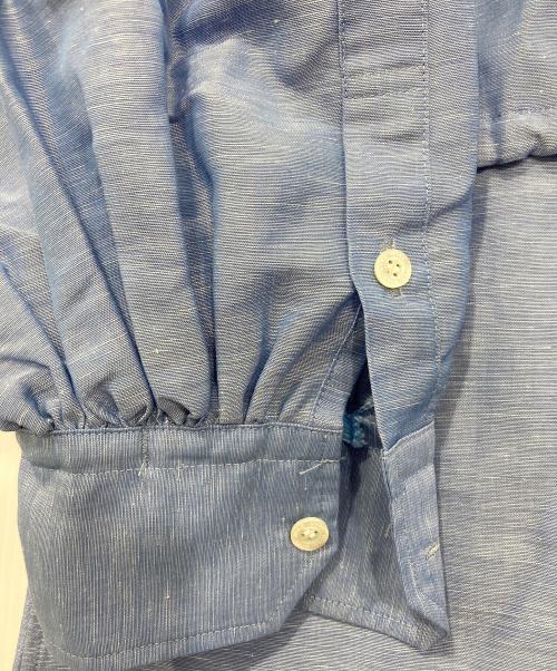 HYKE（ハイク）HYKE (ハイク) C/L BALLOON SLEEVE DRESS ブルー サイズ:1の古着・服飾アイテム