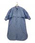 HYKE（ハイク）の古着「C/L BALLOON SLEEVE DRESS」｜ブルー