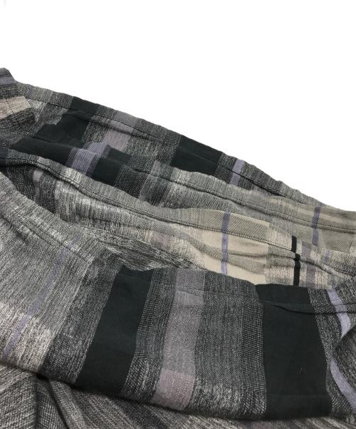 tamaki niime（タマキ ニイメ）tamaki niime (タマキ ニイメ) サルエルチェックパンツ グレー サイズ:FREEの古着・服飾アイテム