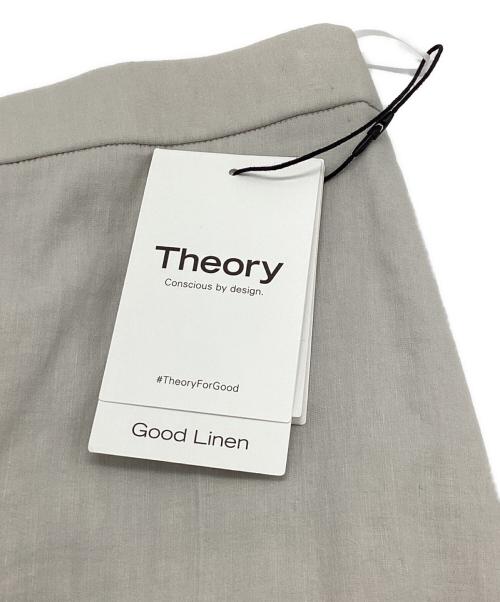 theory（セオリー）theory (セオリー) Eco Crunch Wash Wide Pull On GD グレー サイズ:XSの古着・服飾アイテム