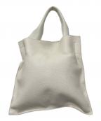 ARRONアローン）の古着「シュリンクレザートートバッグ」｜ホワイト