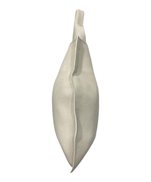 ARRON（アローン）ARRON (アローン) シュリンクレザートートバッグ ホワイトの古着・服飾アイテム