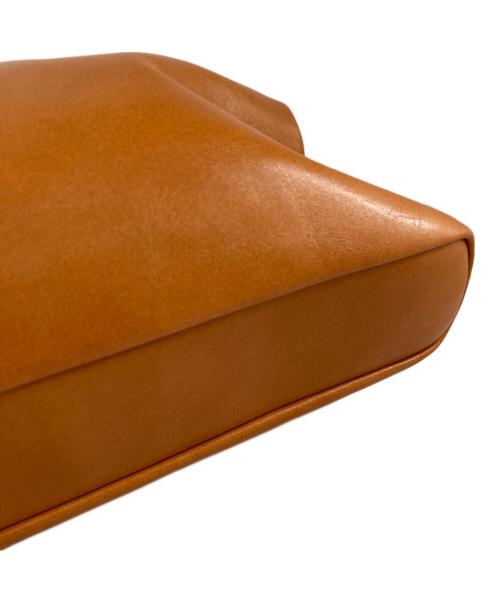 TIDE WAY（タイドウェイ）TIDE WAY (タイドウェイ) ライトレザーボストントートバッグ ブラウンの古着・服飾アイテム