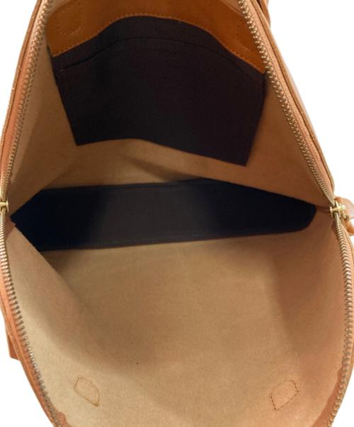 TIDE WAY（タイドウェイ）TIDE WAY (タイドウェイ) ライトレザーボストントートバッグ ブラウンの古着・服飾アイテム