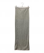 BASERANGEベースレンジ）の古着「リブラップスカート」｜グレー