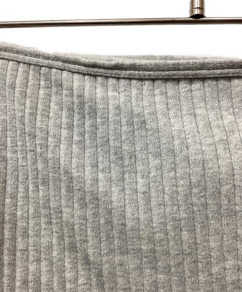 BASERANGE（ベースレンジ）BASERANGE (ベースレンジ) リブラップスカート グレー サイズ:Sの古着・服飾アイテム