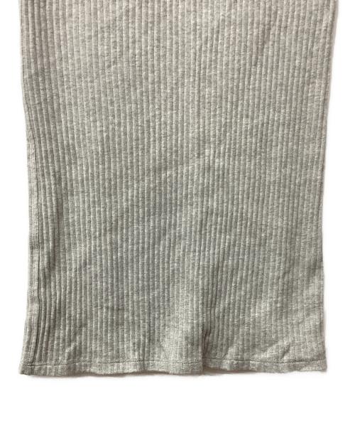 BASERANGE（ベースレンジ）BASERANGE (ベースレンジ) リブラップスカート グレー サイズ:Sの古着・服飾アイテム