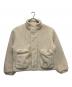 Matin Kim（マーティン・キム）の古着「OUT POCKET FUZZY PUFFER JUMPER」｜アイボリー