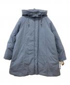 quarancielカランシエル）の古着「サーモライト(R) 2way フーデッド コート」｜スカイブルー