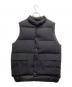 WOOLRICH（ウールリッチ）の古着「別注 コットンナイロン ダウンベスト」｜ブラック