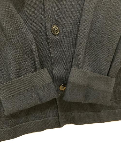 BAFY（バフィー）BAFY (バフィー) BEAMS F (ビームスエフ) 別注コットン レーヨン ニット シャツカーディガン ネイビー サイズ:46の古着・服飾アイテム