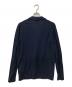 BAFY (バフィー) BEAMS F (ビームスエフ) 別注コットン レーヨン ニット シャツカーディガン ネイビー サイズ:46：9000円