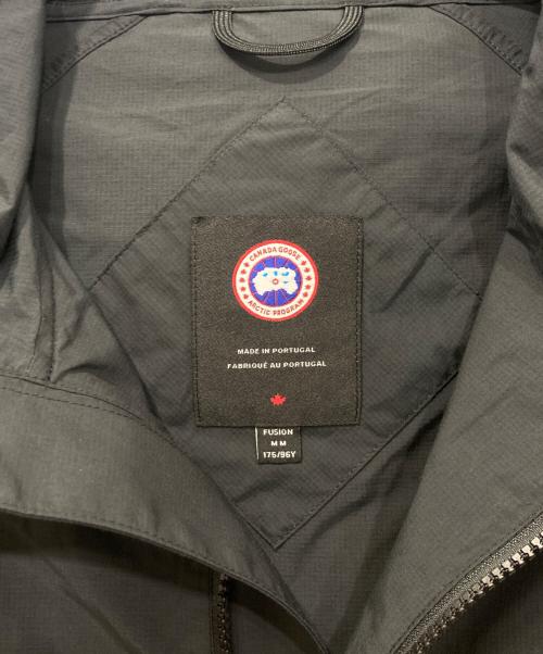 CANADA GOOSE（カナダグース）CANADA GOOSE (カナダグース) ヘインズ フルジップ フーディ/Haynes Wind Full-Zip Hoody ブラック サイズ:Mの古着・服飾アイテム