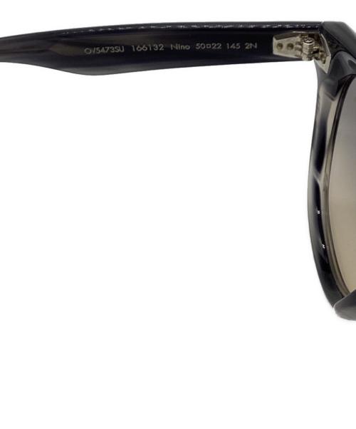 BRUNELLO CUCINELLI（ブルネロクチネリ）BRUNELLO CUCINELLI (ブルネロクチネリ) OLIVER PEOPLES (オリバーピープルズ) NINO コラボセルフレームサングラス ブラックの古着・服飾アイテム