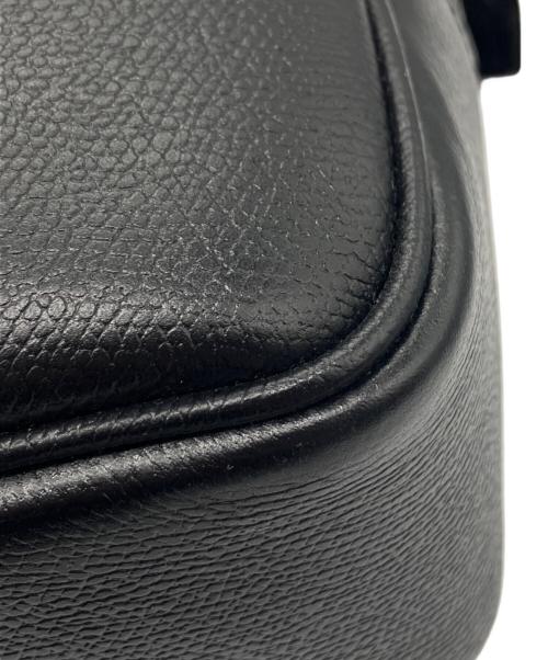 Valextra（ヴァレクストラ）Valextra (ヴァレクストラ) ダブルハンドル ブリーフケース ブラックの古着・服飾アイテム