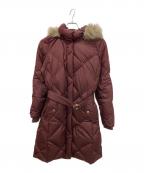 LAUREN RALPH LAURENローレンラルフローレン）の古着「ダウンコート」｜ワインレッド