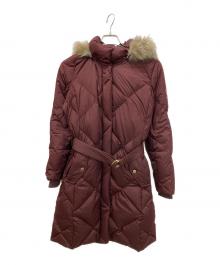 LAUREN RALPH LAUREN（ローレンラルフローレン）の古着「ダウンコート」｜ワインレッド