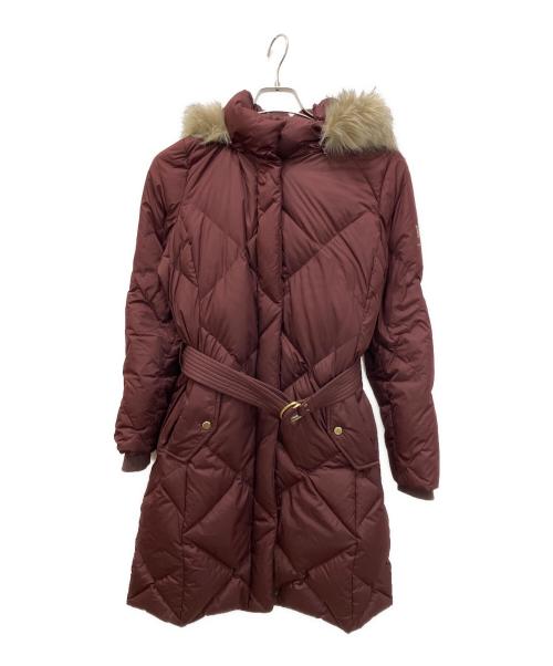 LAUREN RALPH LAUREN（ローレンラルフローレン）LAUREN RALPH LAUREN (ローレンラルフローレン) ダウンコート ワインレッド サイズ:S　Pの古着・服飾アイテム