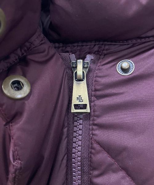 LAUREN RALPH LAUREN（ローレンラルフローレン）LAUREN RALPH LAUREN (ローレンラルフローレン) ダウンコート ワインレッド サイズ:S　Pの古着・服飾アイテム