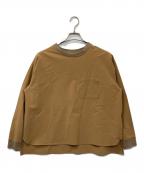 ourhomeアワホーム）の古着「ハリ感素材のきれいめプルオーバー」｜キャメル