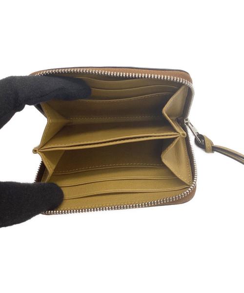 LOEWE（ロエベ）LOEWE (ロエベ) コンパクトジップウォレット ブラウンの古着・服飾アイテム