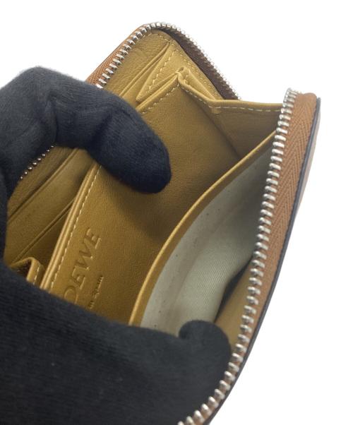 LOEWE（ロエベ）LOEWE (ロエベ) コンパクトジップウォレット ブラウンの古着・服飾アイテム