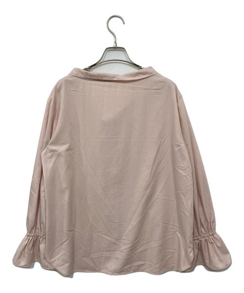 UNITED ARROWS TOKYO（ユナイテッドアローズトウキョウ）UNITED ARROWS TOKYO (ユナイテッドアローズトウキョウ) フリルカラーフレアスリーブブラウス ピンク サイズ:FREEの古着・服飾アイテム