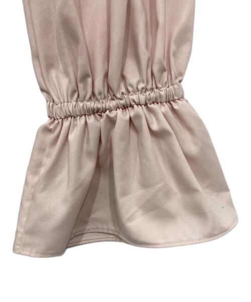 UNITED ARROWS TOKYO（ユナイテッドアローズトウキョウ）UNITED ARROWS TOKYO (ユナイテッドアローズトウキョウ) フリルカラーフレアスリーブブラウス ピンク サイズ:FREEの古着・服飾アイテム