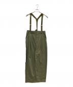 HeRIN.CYEヘリンドットサイ）の古着「Suspender pants」｜カーキ