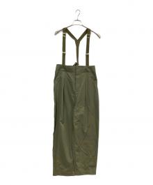 HeRIN.CYE（ヘリンドットサイ）の古着「Suspender pants」｜カーキ