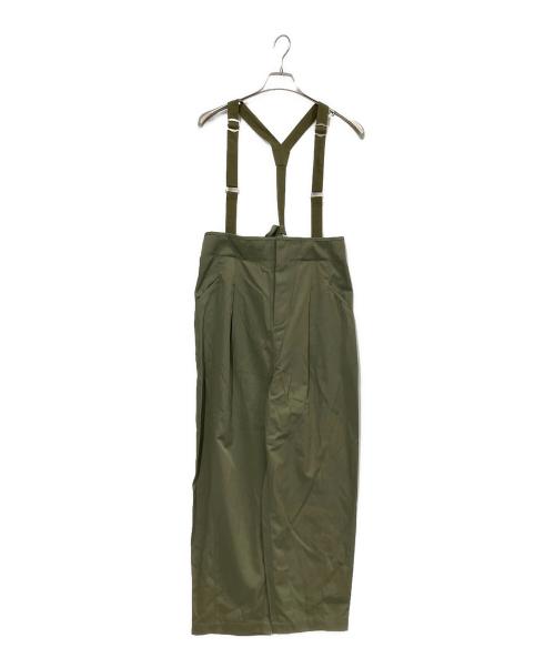 HeRIN.CYE（ヘリンドットサイ）HeRIN.CYE (ヘリンドットサイ) Suspender pants カーキ サイズ:FREE 未使用品の古着・服飾アイテム