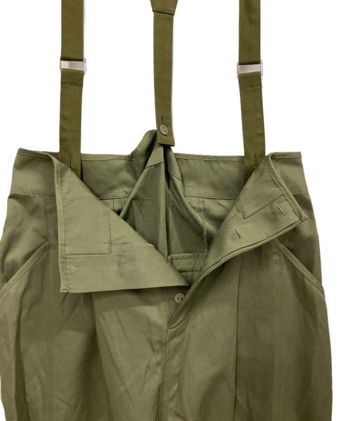 HeRIN.CYE（ヘリンドットサイ）HeRIN.CYE (ヘリンドットサイ) Suspender pants カーキ サイズ:FREE 未使用品の古着・服飾アイテム