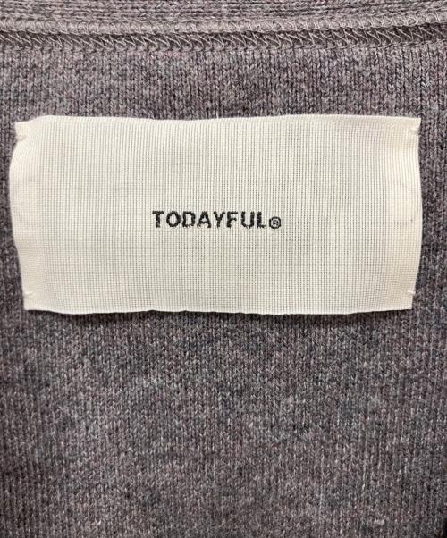 TODAYFUL（トゥデイフル）TODAYFUL (トゥデイフル) Waistshape Knit Cardigan グレー サイズ:freeの古着・服飾アイテム
