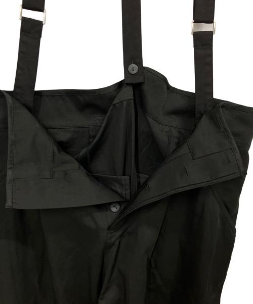 HeRIN.CYE（ヘリンドットサイ）HeRIN.CYE (ヘリンドットサイ) Suspender pants ブラック サイズ:FREE 未使用品の古着・服飾アイテム