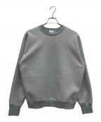 RIM.ARKリムアーク）の古着「Slit sweat PO　スリットクルーネックスウェット」｜グレー