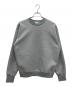 RIM.ARK（リムアーク）の古着「Slit sweat PO　スリットクルーネックスウェット」｜グレー