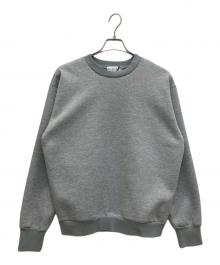 RIM.ARK（リムアーク）の古着「Slit sweat PO　スリットクルーネックスウェット」｜グレー