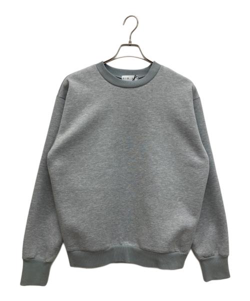 RIM.ARK（リムアーク）RIM.ARK (リムアーク) Slit sweat PO　スリットクルーネックスウェット グレー サイズ: Freeの古着・服飾アイテム