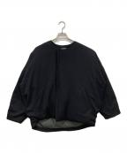 miffewミフュー）の古着「ダブルブレステッドオーバーダウンジャケット」｜ブラック