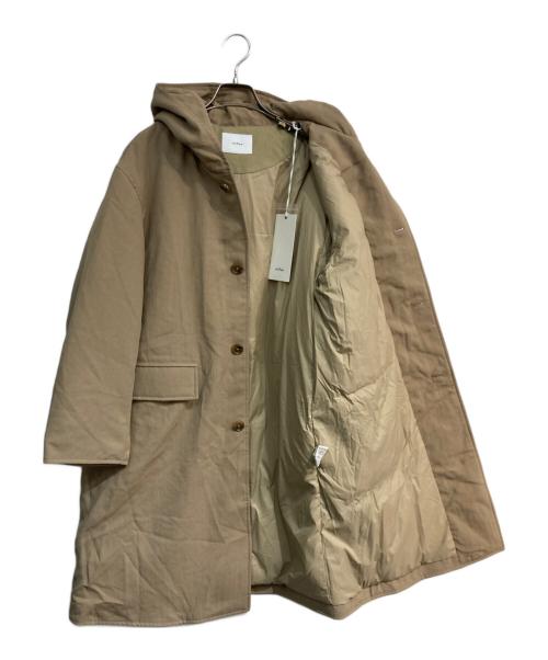 miffew（ミフュー）miffew (ミフュー) フーデッドロングダウンコート ベージュ サイズ:2の古着・服飾アイテム