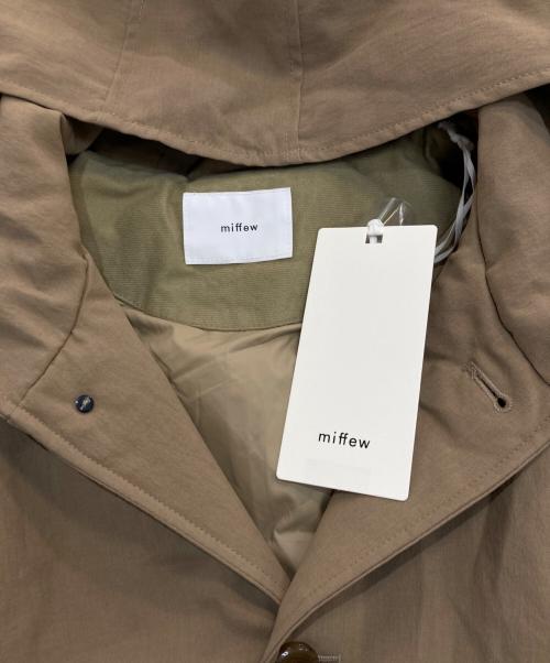 miffew（ミフュー）miffew (ミフュー) フーデッドロングダウンコート ベージュ サイズ:2の古着・服飾アイテム