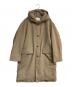 miffew（ミフュー）の古着「フーデッドロングダウンコート」｜ベージュ