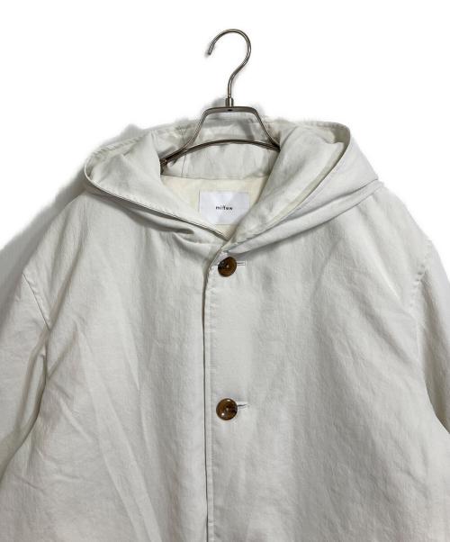 miffew（ミフュー）miffew (ミフュー) フーデッドロングダウンコート/HOODED LONG DOWN COAT ホワイト サイズ:2の古着・服飾アイテム