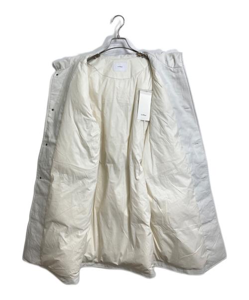 miffew（ミフュー）miffew (ミフュー) フーデッドロングダウンコート/HOODED LONG DOWN COAT ホワイト サイズ:2の古着・服飾アイテム