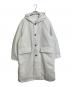 miffew（ミフュー）の古着「フーデッドロングダウンコート/HOODED LONG DOWN COAT」｜ホワイト
