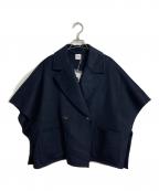 YENNイエン）の古着「DOUBLE FACE CAPE JACKET」｜ネイビー