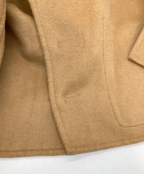 YENN（イエン）YENN (イエン) DOUBLE FACE CAPE JACKET キャメル サイズ:FREEの古着・服飾アイテム